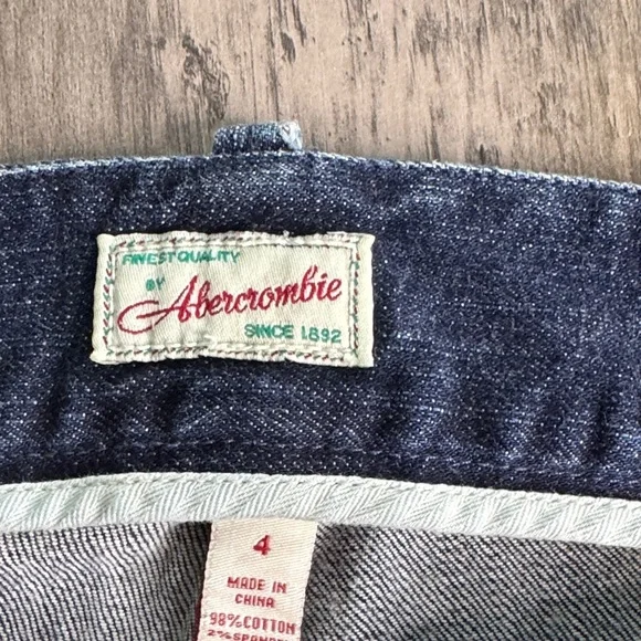 Abercrombie & Fitch Vintage Indigo 90s Low Rise Flare Jeans - Picture 2 of 7